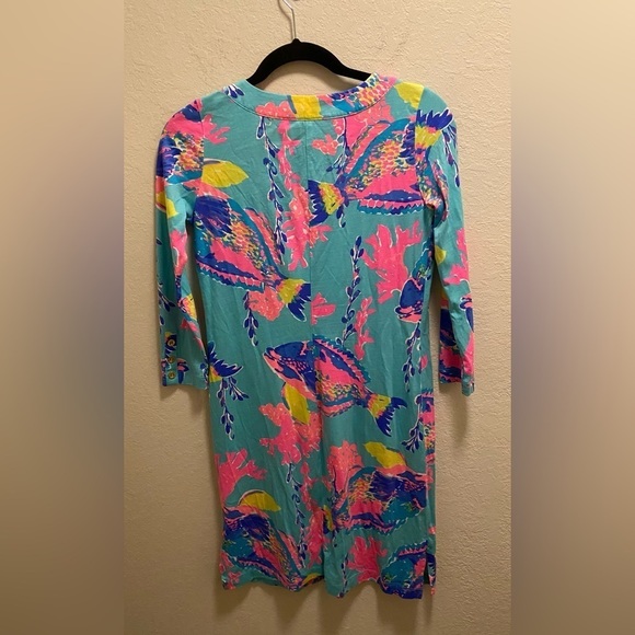 Lilly Pulitzer Riva Dress In Sandstorm Print - Picture 10 of 10